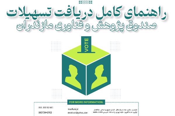 راهنمای کامل فرآیند دریافت تسهیلات در صندوق پژوهش و فناوری مازندران