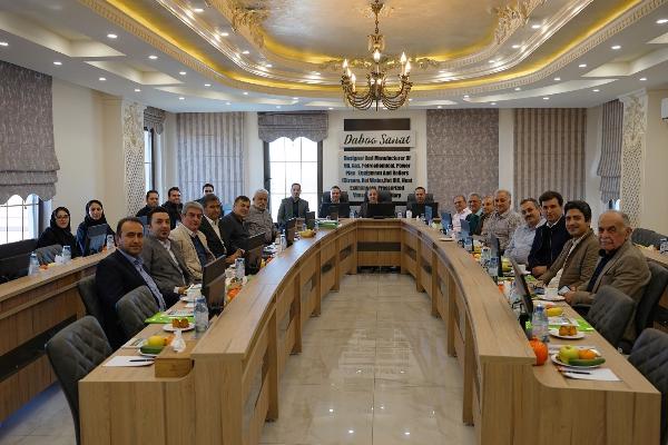 نشست مشترک با سهامداران خصوصی صندوق پژوهش و فناوری مازندران در شرکت دابوصنعت 
