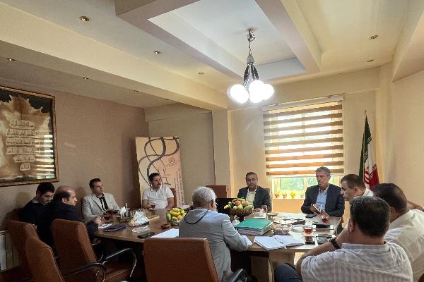 نشست هیئت مدیره صندوق پژوهش و فناوری مازندران با شرکت‌های شهرک صنعتی بابکان آمل