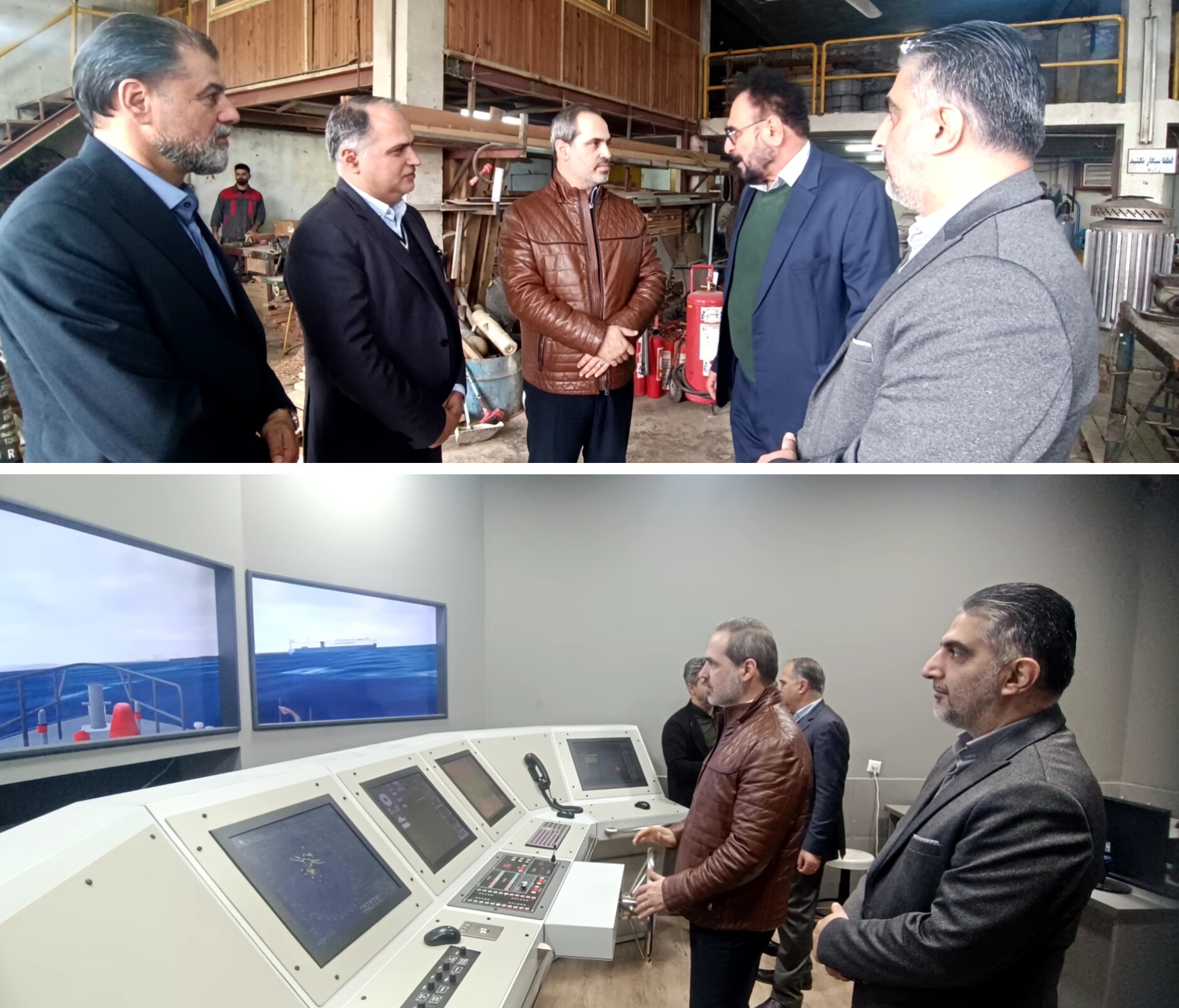 بازدید رئیس هیأت‌مدیره و مدیرعامل صندوق پژوهش و فناوری مازندران از شرکت‌های دانش‌بنیان دریایی با تأکید بر توسعه فناوری‌های بومی در صنعت دریایی کشور